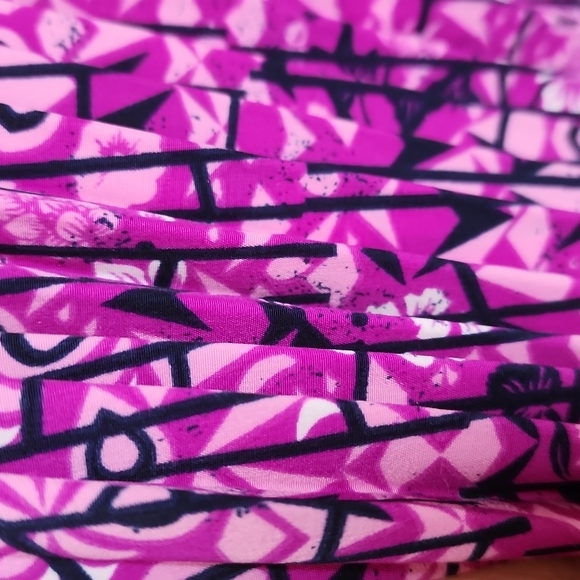 Lularoe OG Retired Jill knife pleated midi skirt - Picture 2 of 4